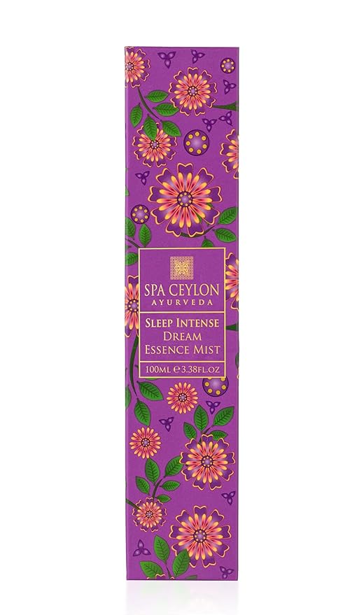 SPA CEYLON Sleep Intense Dream Essence Mist, All-Natural Skin Care Spray for Bedtime Ritual, Calming Body & Fragrance Mist, Suitable for All Skin Types, 100ml