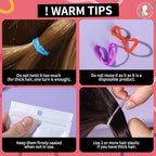 Teenitor Hair Ties,Hair Rubber Bands for Kids Girls Thin Small Hair Elastics,Colors,300pcs