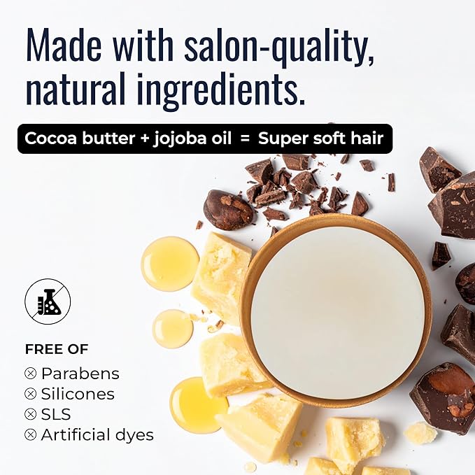 Simply Unscented Conditioner Bar, Vegan Solid Hair Conditioner for Sensitive Scalps & Fragrance-Free Care, Zero Waste, Travel-Friendly