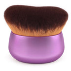 75MM Extra Large Self Tanner Kabuki Makeup Brush – Ultra Soft Dense Vegan Bristles for Body Makeup, Bronzer & Foundation–Applies Tanning Mousse, Lotion & Self Tanner–Purple, Wet & Dry