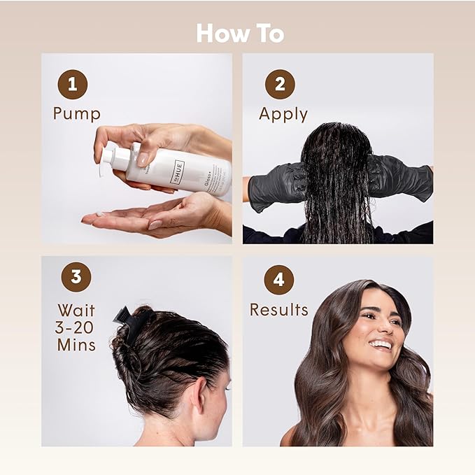 dpHUE Gloss+, Caramel - Conditioning Semi-Permanent Gloss - For Dark Blonde & Light Brown Hair with Golden Tones - Lasts Up to 8 Washes - Vegan, Leaping Bunny Certified - 6.5 oz (8-12 Applications)