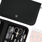 3 Swords Germany – Manicure Pedicure kit Set with Genuine Leather case - Made in Solingen/Germany