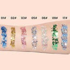 Christmas Face Glitter - Holiday Gift for Women Girls, Chunky Sparkling Glitter Makeup, Party Costume Accessories Christmas Stockings (Mermaid Glitter)