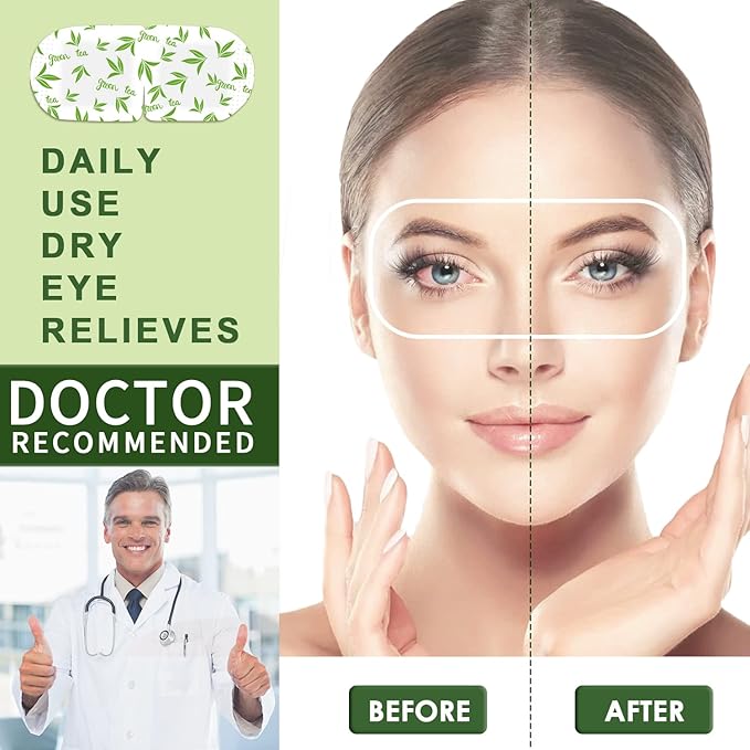 18 Pack Self Heating Eye Mask,6A Silk Cotton Material Steam Eye Mask, Self Heated Warm Compress For Fast Relief Of Dry Eyes, No Microwave Needed, Eye Treatment Products For Dry Eye Relief