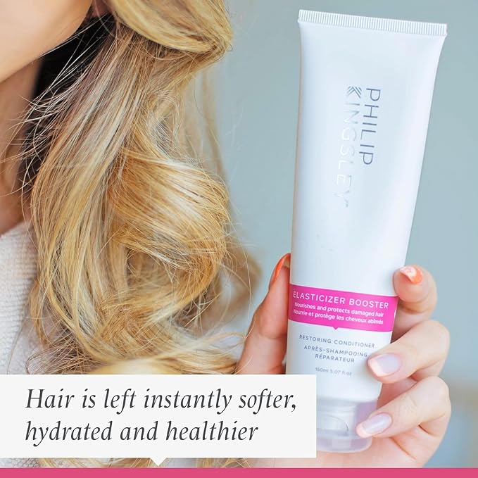 PHILIP KINGSLEY | Elasticized Booster Restoring Conditioner | Deep-Conditioning Hair Treatment for All Hair Types | Reduces Breakage and Frizz, Adds Shine, Bounce and Style | 5.74oz