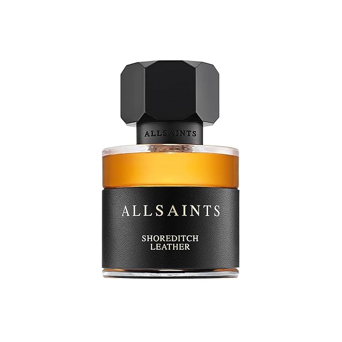 AllSaints Shoreditch Leather Eau De Parfum - Chypre Leather Wood Fragrance - Unisex Perfume with Vetiver & Amber Fragrance - Essential Oil Scent for Sensual Evening Wear - 30mL/1 fl oz