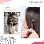 Mini Butterfly Hair Clips for Girls Kids Women - Y2K Small Tiny Cute Hair Accessories Non-Slip Claws Clip - 90S Silver Gold Brown Color 50 pcs (Metallic Harmony)