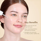 TOSOWOONG Real Rice Glow Serum with 80% Rice Bran Water and Niacinamide for Dark Spots, Uneven Skin Tone, Dull Skin, Radiant Glow, and Daily K-Beauty Skincare for All Skin Types, 33ml / 1.11 fl. oz.