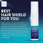 SUDZZFX ALL IN ONE Powerful Leave-in Hair Detangler - Creates Shine - Heat Protection - Smoothes Frizzy Hair - Color Safe - Sulfate Free