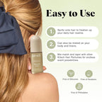 Kitsch Hair Perfume for Women - Pistachio Latte | Clean, Deodorizing & Patented Odor-Eliminating Technology Hair Spray & Body Mist - Freshen Hair, Body & Pillows - Coconut & Warm Coffee Scent - 50mL