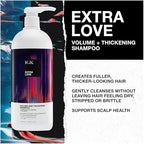 IGK EXTRA LOVE Shampoo and Conditioner Set (33.8 Oz) | Volume + Thickening | Vegan + Cruelty-Free |