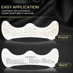 Glitter Freckles Face Tattoo, Gold+Silver Speckles Makeup Patches, Glitter Freckles,10pcs