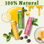 126 Pcs Lip Balm Bulk, 12 Flavored Pack of Lip Balms Natural Lip Balm Pack Moisturising Organic Lip Balm Set for Cracked Lips, Bulk Gifts Stocking Stuffers Party Favors(4.2g/0.15oz)