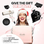 ELLA BELLA® Professional Ionic Hair Dryer with Diffuser • Negative Ion Blow Dryer • Suitable All Hair Types • Intelligent Heat Control & Rapid Drying Speeds • Lightweight Design • Low Noise Technology