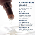 Blume Tri-Peptide Vanilla Lip Balm - Superbalm Lip Moisturizer with Shea Butter and Squalane to Deeply Hydrate & Heal Dry, Cracked Lips - Cruelty Free & Vegan Lip Plumper (0.4 Fl Oz)