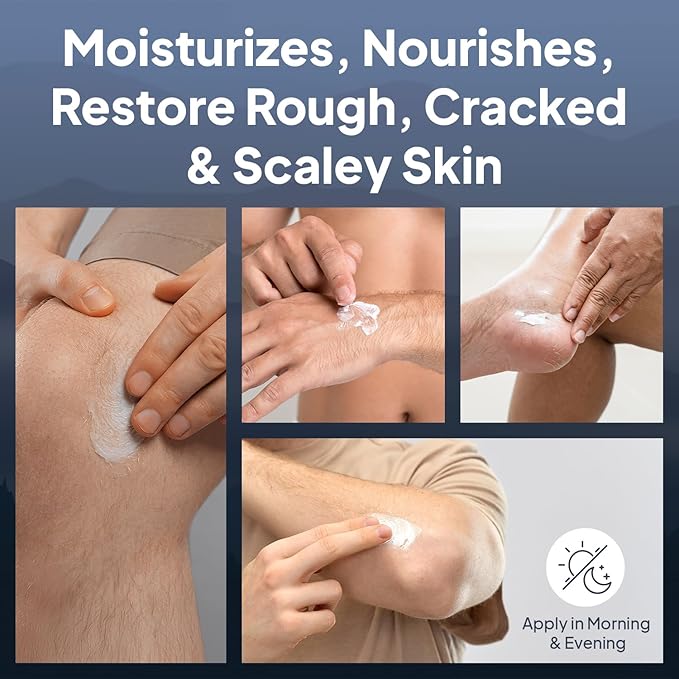 Pumice Valley Foot Cream for Dry Cracked Feet and Heels - Natural Moisturizer, Corn, Calluses Treatment - Skin, Body Lotion, Dead Sea Salts, Shilajit, Mountain Herbs 1.7 Oz