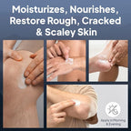 Pumice Valley 2 Pack Foot Cream for Dry Cracked Feet and Heels - Natural Moisturizer, Corn, Calluses Treatment - Skin, Body Lotion, Dead Sea Salts, Shilajit, Mountain Herbs 1.7 Oz