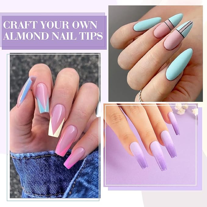 CANNI 6Pcs 9ml Hema-Free Gel Nail Polish Set- Green Blue Purple Pink Milky White Colors Gel Polish Kit, Soak Off LED Nail Gel Manicure Kit DIY at Home Salon Gifts for Women Girls