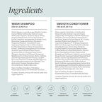 Arey Shower Duo | Daily Wash Shampoo and Smooth Conditioner Set | Delay + Reduce the Signs of Aging Grey Hair | Retain Moisture, Promote Smoothness | Vegan, Gluten-Free & Cruelty Free (2 Pack)