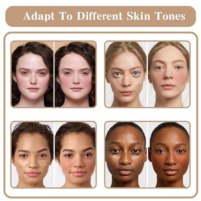 12 Colors Cream Blush Palette, Color Correcting Concealer