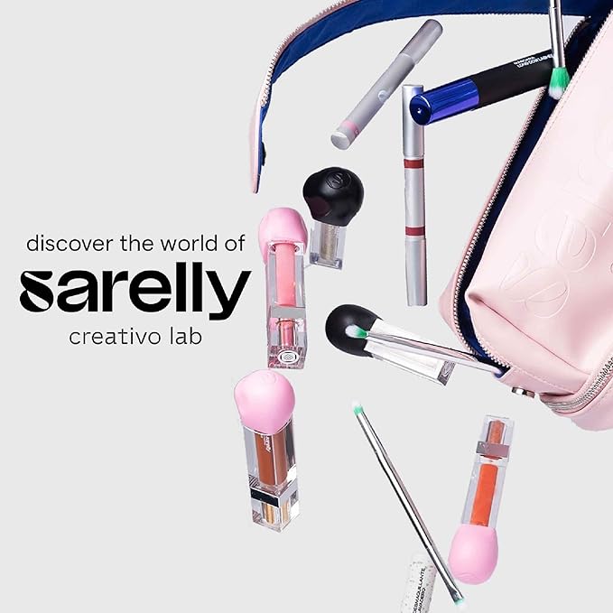 SARELLY, Lip Gloss + Shimmer, Lychee Mojito & Dazzling Flakes, Makeup, Vegan Lip Shine, Sarelly Creative Lab