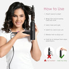 TOME Hair Dryer with Diffuser 1875W High Speed Blow Dryer Ionic 110000 RPM Cool Shot Lock 1 inch Air Curling Wands Nozzle Light Weight Hot Pink