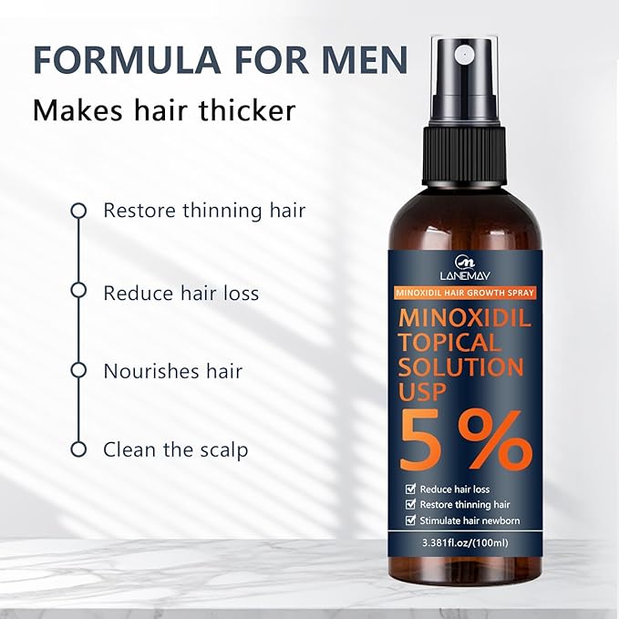 Minoxidil for Men Beard Growth Kit, Minoxidil for Women Hair Growth Kit, Hair Loss Treatments for Women Hair Regrowth Treatment, Minoxidil 5%
