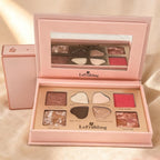 8-color High Pigmented eyeshadow Makeup palette,Long Lasting Multi Reflective glitter Shimmer Matte,Travel-Friendly,Bronzer Blush Highlighter and Eyeshadows