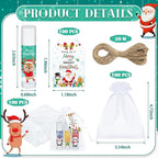 100 Pack Christmas Party Gifts Bulk Lip Balms Favors Bulk Christmas Stocking Stuffers Holiday Party Goodies Gifts Small Thank You Employee Appreciation Gifts for Women Men Coworkers Staff