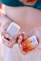 Absolutely Natural SPF 50 Mineral Sunscreen Stick with Rose Hips Oil, Cruelty Free and Reef Safe, Vegan Blend for Face and Body, Made in USA