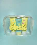 Bask Sunscreen Carry-on Kit: Travel Size Gift Set Bundle with Beach and Travel Pouch | SPF 30 & 50 Sheer Moisturizing Lotion, Daily Invisible Gel SPF 40 Face Sunscreen, & Convenient Travel Pouch