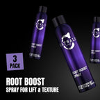 Catwalk TIGI Root Boost Spray Foam - Directional Mousse for All Hair Types - For Lift & Texture - For All Hair Types - Finish on Wet Hair & Blow Dry - Premium Hair Care Products - 8.5 oz (3 Pack)