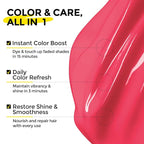 Semi Permanent Hair Color - 6 oz Color Depositing Conditioner with Shea Butter & Almond Oil- Color Conditioner Depositing Hair Mask - Vegan, Paraben, Ammonia & Sulfate Free -Pink