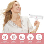 Hair Dryer, IG INGLAM Professional 110,000 RPM High Speed Blow Dryer, Negative Ion Low Noise 3 Heat Settings & 3 Speed & Cold Settings, Lightweight for Travel Home Salon Ionic Hair Dryer