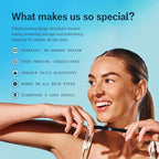 Gimme Beauty Medium Hair Bands Seamless Nylon - Low Profile Hair Accessory - Snag Free Tie for Firm, Lasting Hold - Soft, Non-Slip Ponytail Holder for Women - Pink, Burgundy, & Blonde, 12 Pack