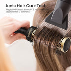 AIMIKE Round Brush for Blow Out, Medium Round Hair Brush with Nano Thermal Ceramic Tech, Quick Blow Drying & Styling, Volumizing Blowout Brushes for Women Medium Hair, 1.7 in Barrel (Not-electric)