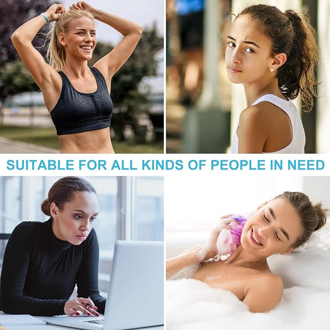 100 Pcs Thick Seamless Spring Hair Ties, Ponytail Holders Hair Accessories No Damage for Thick Hair Christmas Gift(Spring Colors)