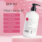 DANI Naturals Hand & Body Lotion - Citrus Rose Scented, Deep Hydration Lotion for Dry Skin, With Shea Butter & Aloe Vera, Natural & Organic Ingredients, Paraben-Free, 12 Oz