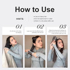 4-in-1 Travel Dual Voltage Hair Dryer Brush Blow Dryer Brush,Portable 2 inch Mini Hot Air Brush,Travel Hair Styler/Volumizer/Straightener/Curler,110-240V European Blow Dry Brush with EU&UK Plug