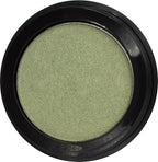 Icy Mint Shimmering Olive Green Gold Pressed Powder Single Vegan Eyeshadow; Talc, Paraben & Cruelty Free