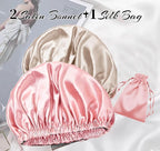 3Pcs Hair Bonnets For Sleeping Satin Bonnet For Women Silk Bonnets Womens Curly Hair Sleep Caps Silky Night Cap