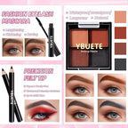 Professional Makeup Kit for Girl Women, Full Starter Cosmetic Set with Storage Case, Reusable Full Cosmetic Train Case Included Foundation Eyeshadow Blush Lipstick Lip Liner Mascara Eyeliner