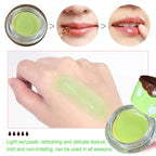 1PCS Bee Lip Balm Honey Lip Balm,Exfoliating Honey Pot Lip Balm Sleeping Lip Mask with Brush, Hydrating & Prevention Dry and Cracked, Lip Scrubs Exfoliator & Moisturizer