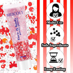 MEICOLY Red and White Face Body Glitter for Reading Week World Book Day,Cat Costume for Kids Girls Adults,Book Character Costumes for Kids,Cosplay Accessories for Halloween Festival