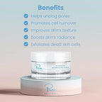 MicroDerm Resurfacing Scrub - Exfoliating Polish Crystals At-Home MicroDermabrasion Vitamin A & E Squalane