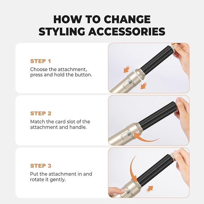 6 in 1 Blow Dryer Brush, Upgrade Hair Dryer Brush Set Negative Ion Air Styler Curling Wrap Air Curler, Hot Air Brush Curling Iron Hair Styling Tools As A Gift for Straight/Curl/Dry/Smooth