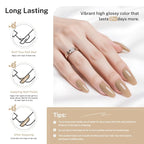 16.5ml Nude Brown Nail Polish Large Volume Quick Drying Nail Polish, Fast Drying and Long Lasting Color Nail Art DIY Home Manicure Gift for Women