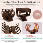 8 Pcs Medium Hair Clips for Women Girls - 2 Styles Rectangle and Double Row Teeth Small Claw Clips for Thin Thick Hair, Matte Non-slip Strong Hold Jaw Clips Hair Accessories, Tortoise & Black