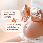 Stretch Mark Cream for Pregnancy – Non-Toxic Preggie Paste Belly Butter from Taylor's Postpartum Essentials, Pregnancy Must Haves, Belly Firming Cream with Manuka Honey & Vitamin E, 3.7oz Tummy Butter