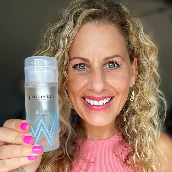 PRIME PROMETICS PrimeSkin Beauty Water – Deeply Hydrating Pro-Age Make-Up Remover for Mature Women – Clean, One Swipe – for All Skin Types – pH balanced, Hypoallergenic